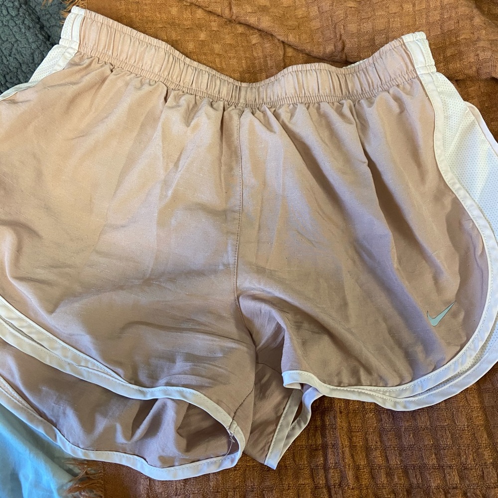 Blush pink Nike dry fit shorts